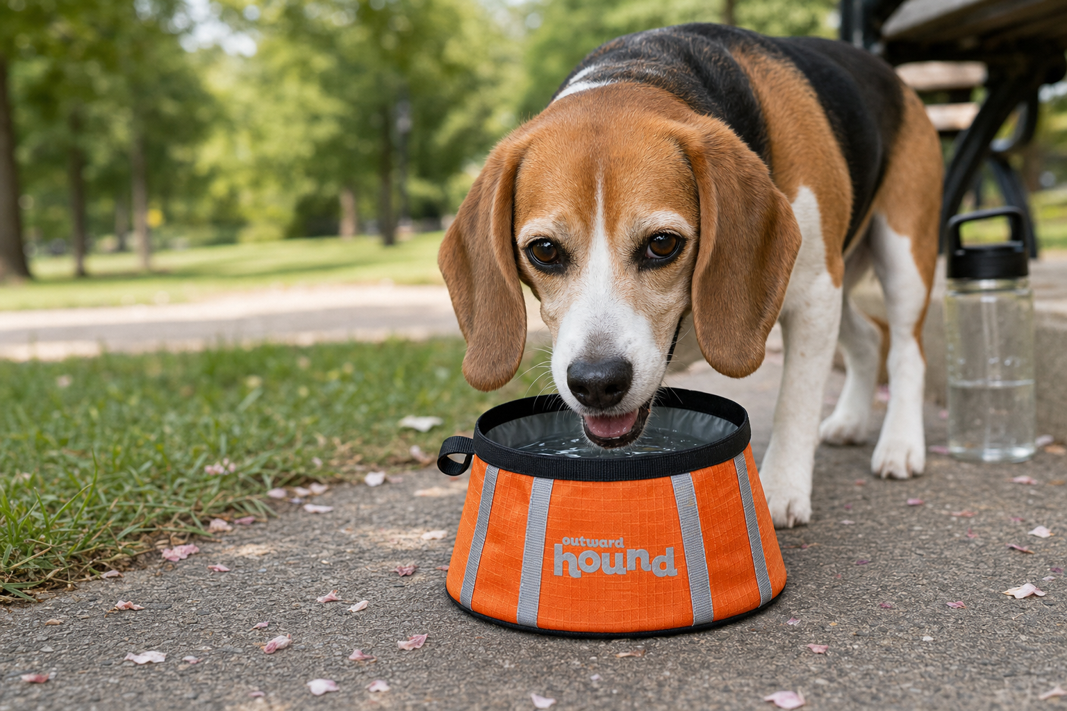 Outward Hound Port-A-Bowl collapsible nylon