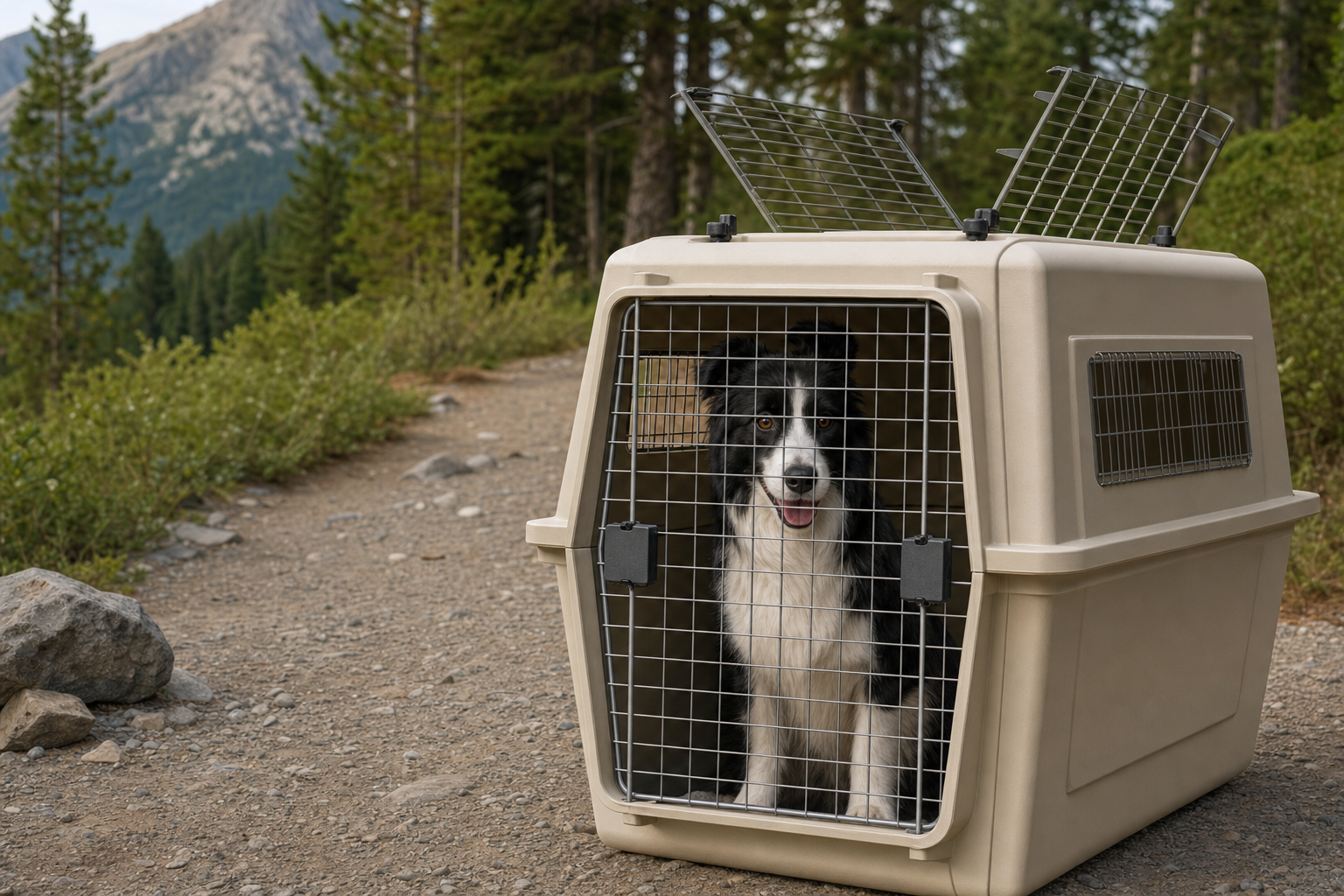 Petmate Two Door Top Load kennel